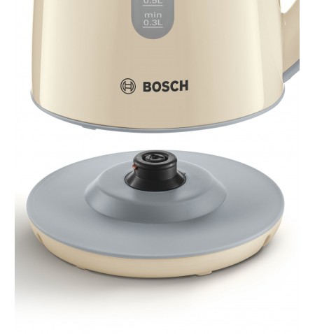 Bosch TWK7507 elektrinis virdulys 1,7 L Kreminė spalva 2200 W