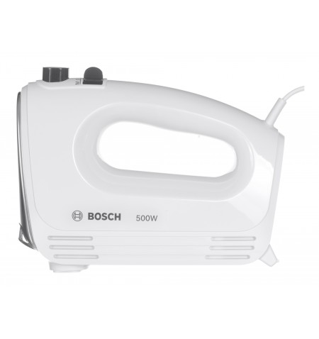 Bosch MFQ25200 plakiklis Rankinis plaktuvas Sidabras, Balta 500 W