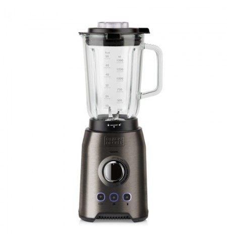 Black & Decker BXJB1200E trintuvas 1,5 L Pastatomas trintuvas 1200 W Juoda