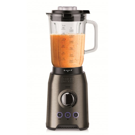 Black & Decker BXJB1200E trintuvas 1,5 L Pastatomas trintuvas 1200 W Juoda