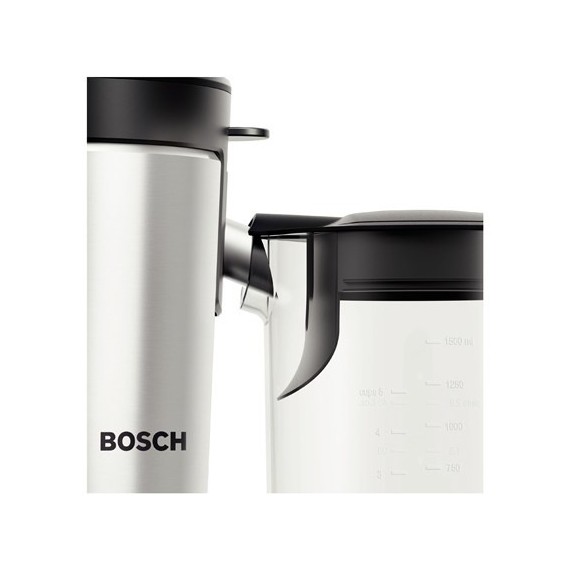 Bosch MES4000 sulčiaspaudė Juoda, Pilka, Nerūdijančiojo plieno 1000 W