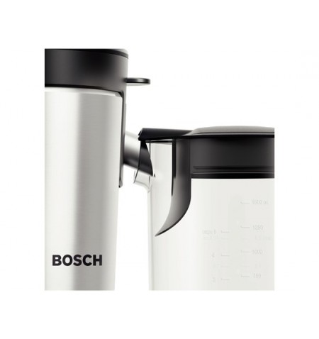 Bosch MES4000 sulčiaspaudė Juoda, Pilka, Nerūdijančiojo plieno 1000 W