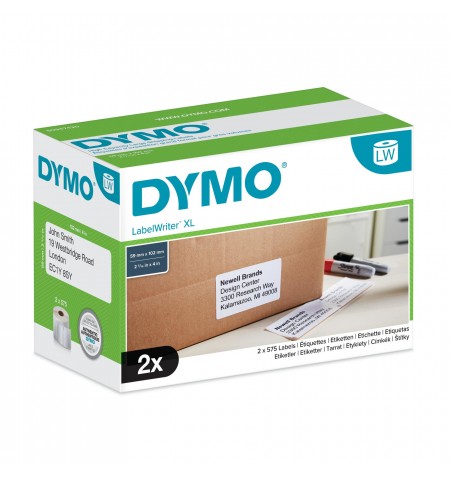 DYMO LW - High Capacity Shipping Labels - 102 x 59 mm - S0947420 Balta Lipni spausdintuvo etiketė