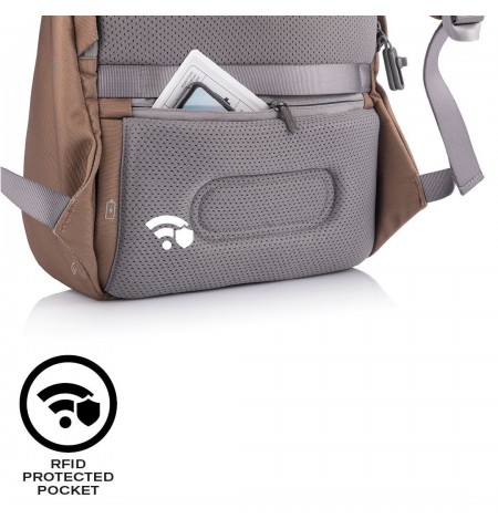 XD DESIGN ANTI-THEFT BACKPACK BOBBY SOFT BROWN P/N: P705.796