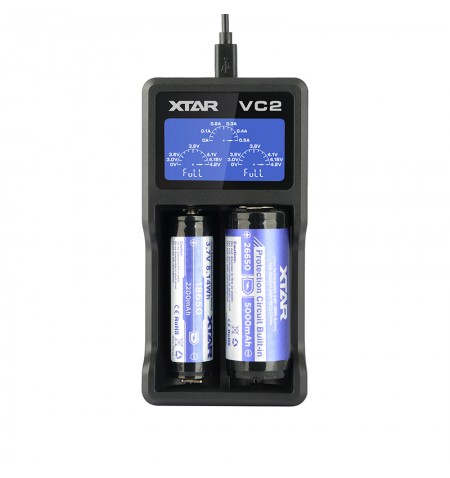 XTAR VC2 Buitinei baterijai USB