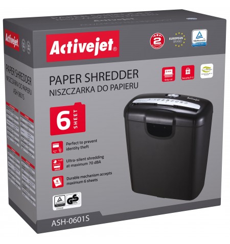 Activejet ASH-0601S paper shredder