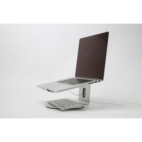 360° aluminium laptop stand POUT EYES 4 silver