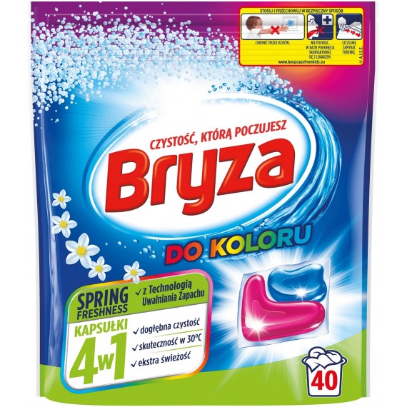 Bryza 4in1 Spring Freshness Washing capsules 40 pcs.