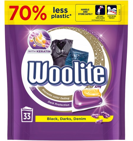 Woolite Black Dark Washing capsules 33 pcs.