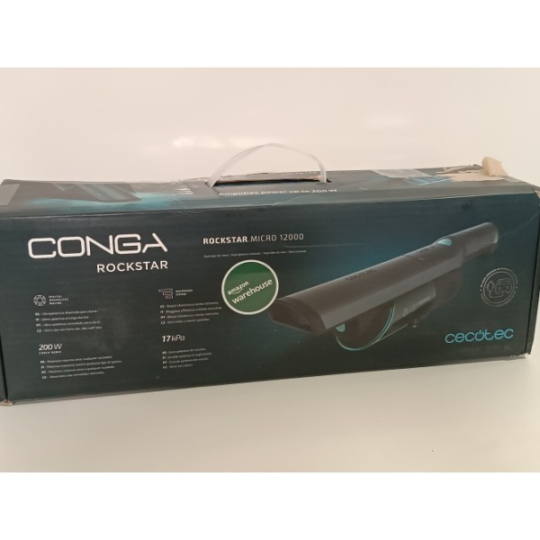 Ecost prekė po grąžinimo, Cecotec Conga Rockstar Micro 12000 rankinis dulkių siurblys 200 W, skaitme