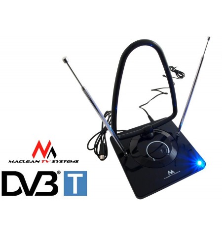 Maclean MCTV-963 High Gain Indoor Aerial Antenna Low Noise Digital Analog Freeview FM DVB Strongt 45dB