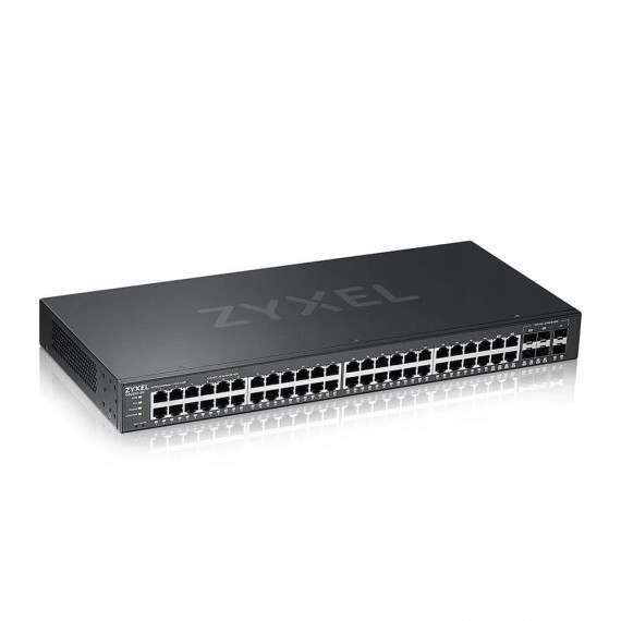 Zyxel GS2220-50-EU0101F tinklo komutatorius Valdomas L2 Gigabit Ethernet (10/100/1000) Juoda