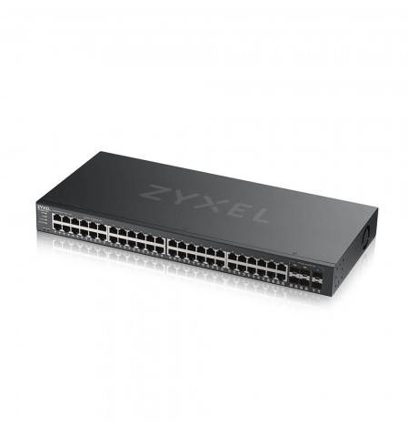 Zyxel GS2220-50-EU0101F tinklo komutatorius Valdomas L2 Gigabit Ethernet (10/100/1000) Juoda
