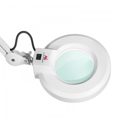 Maclean Energy MCE146 LED Magnifying Lamp Magnifying Lamp Work Lamp 5 Dioptre Lens Stand Magnifier