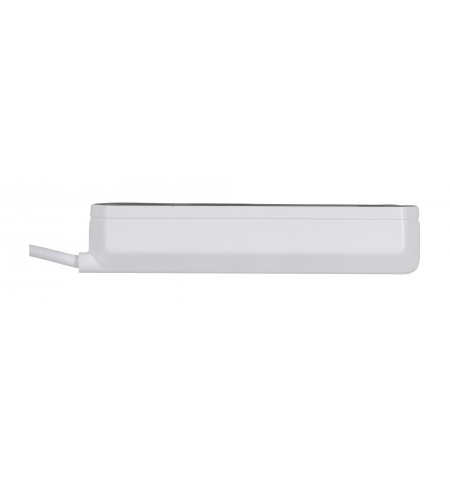Allocacoc PowerBar USB elektros tinklo ilgintuvas 2 AC išvestis(ys / čiu) Pilka, Balta