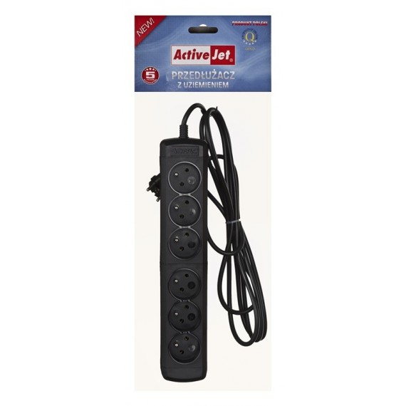 Activejet 6GNU - 3M - C power strip with cord