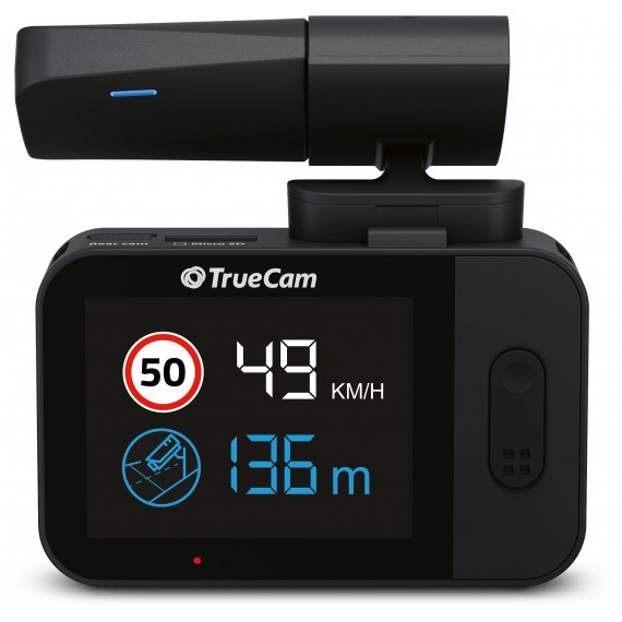 TrueCam M9 GPS 2.5 K „Full HD“ „Wi-Fi“ Juoda