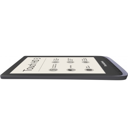 Pocketbook Touch HD 3 elektroniniu knygu skaityklė Lietimui jautrus ekranas 16 GB „Wi-Fi“ Juoda, Pilka