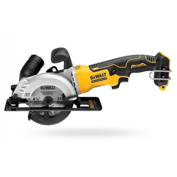 DEWALT DCS571NT-XJ Nešiojamasis diskinis pjūklas 115 mm 18V T-STAK Juoda, Geltona