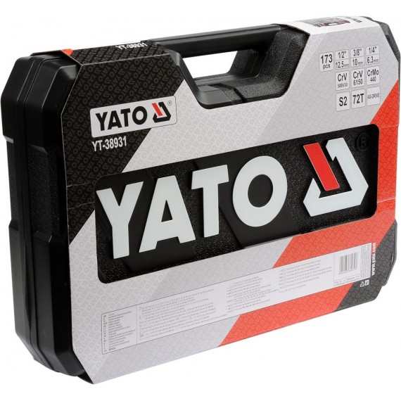 Yato YT-38931 mechanikos įrankiu komplektas