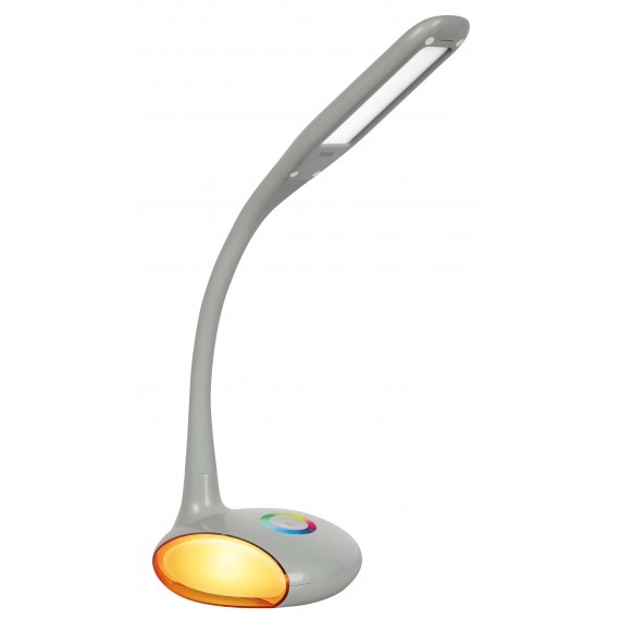 Activejet Lampka biurkowa LED AJE-VENUS RGB Grey stalinė lempa Nekeičiama (-os) lemputė (-os) 5 W F Pilka