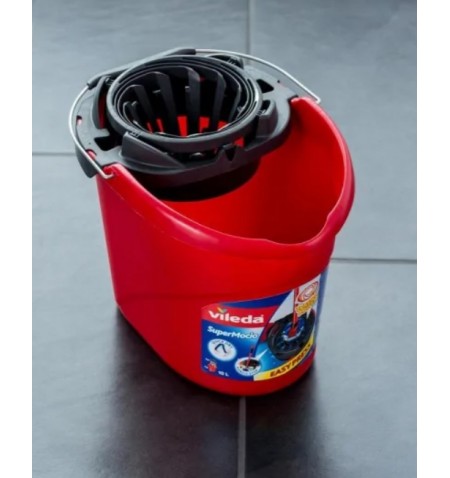 Vileda SuperMocio mopping system/bucket Single tank Red
