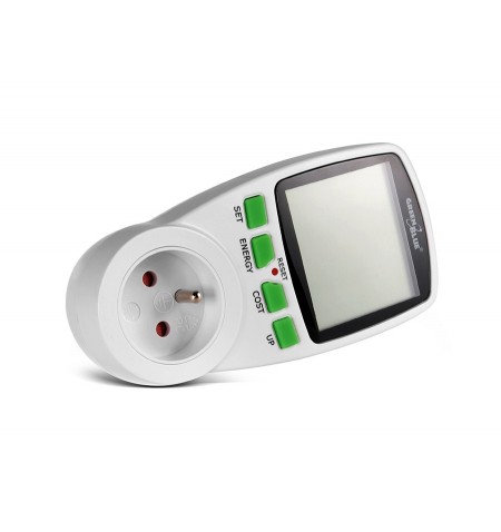 Greenblue GB202 vatmetras Balta 0 - 9999 W Įmontuotas ekranas LCD