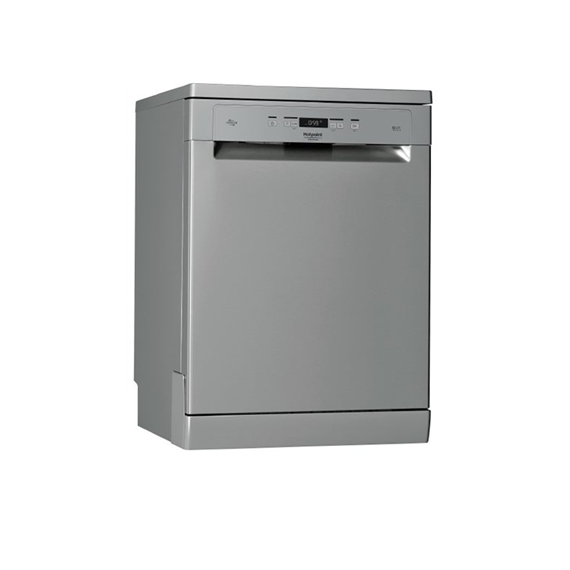 Hotpoint Dishwasher HFC 3C41 CW X Free standing, Width 60 cm, Number of place settings 14, Number of programs 9, Energy efficien