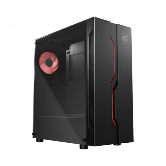 Case|MSI|MAG VAMPIRIC 010M|MidiTower|Case product features Transparent panel|Not included|ATX|MicroATX|MiniITX|Colour Black|MAGV