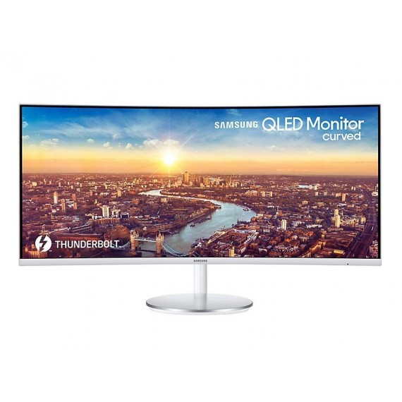LCD Monitor|SAMSUNG|CJ791|34 |Curved/21 : 9|Panel VA|3440x1440|21:9|100Hz|4 ms|Speakers|Height adjustable|Tilt|Colour Grey|LC34J