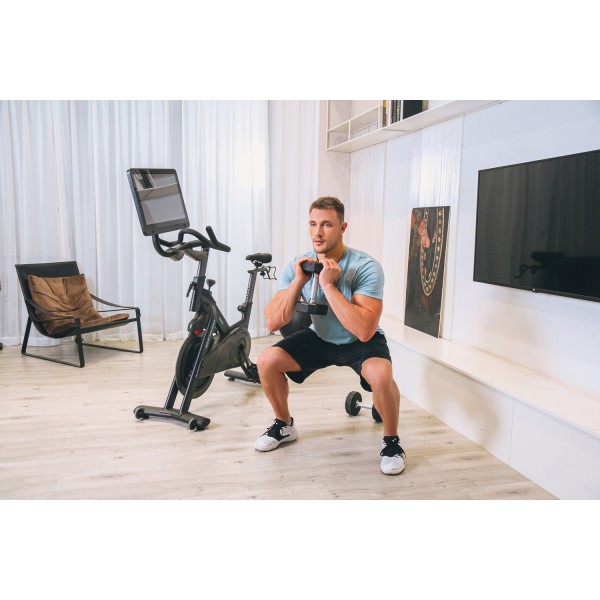 OVICX Magnetic stationary spinning bike Q201X, 21.5 TFT, WIFI bluetooth&app
