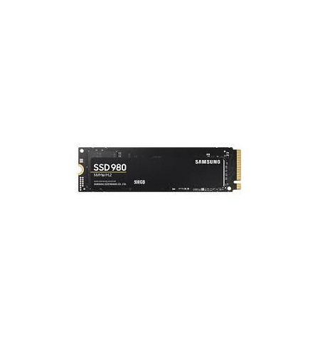 SSD|SAMSUNG|980|500GB|M.2|PCIE|NVMe|MLC|Write speed 2600 MBytes/sec|Read speed 3100 MBytes/sec|2.38mm|TBW 300 TB|MTBF 1500000 ho