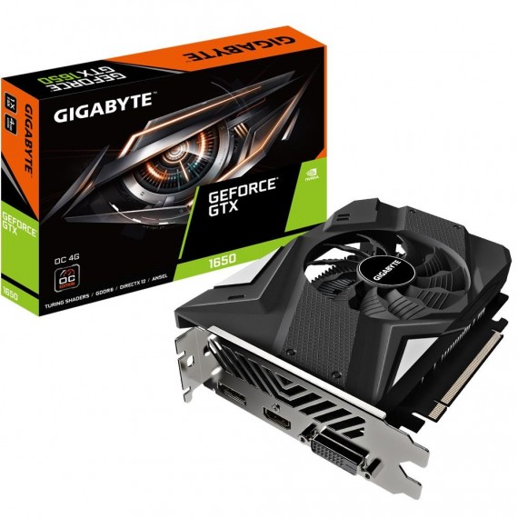 Graphics Card|GIGABYTE|NVIDIA GeForce GTX 1650|4 GB|128 bit|PCIE 3.0 16x|GDDR6|Memory 12000 MHz|GPU 1635 MHz|Dual Slot Fansink|1
