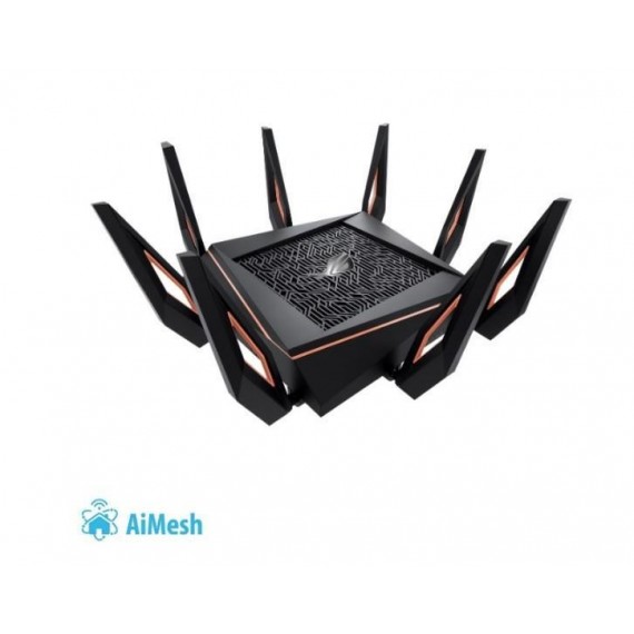 Wireless Router|ASUS|Wireless Router|11000 Mbps|IEEE 802.11ac|IEEE 802.11ax|USB 3.1|1 WAN|4x10/100/1000M|Number of antennas 8|GT