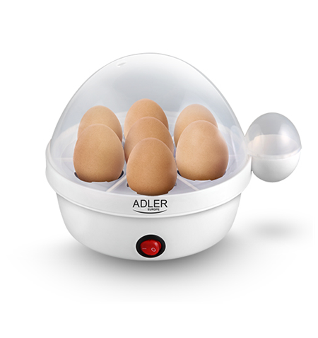 Adler Egg Boiler AD 4459 450 W, White, Eggs capacity 7