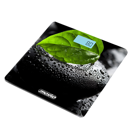 Mesko Bathroom scales MS 8149 Maximum weight (capacity) 150 kg, Accuracy 100 g, Black/ green