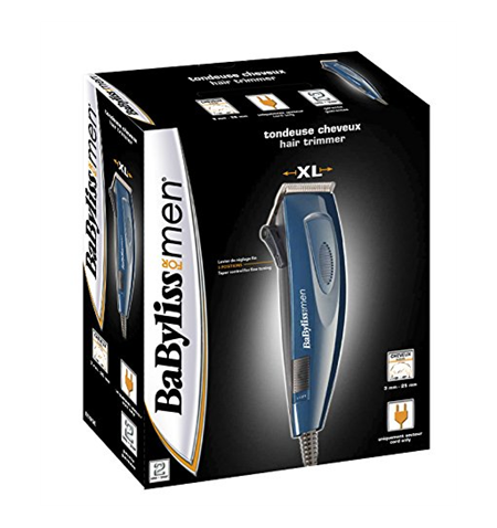 BABYLISS Hair trimmer E695E Warranty 36 month(s), Corded, Number of length steps 8, Battery low indication,  Blue