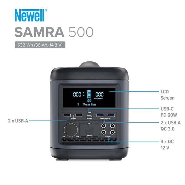 Newell Portable Power Station Samara 500