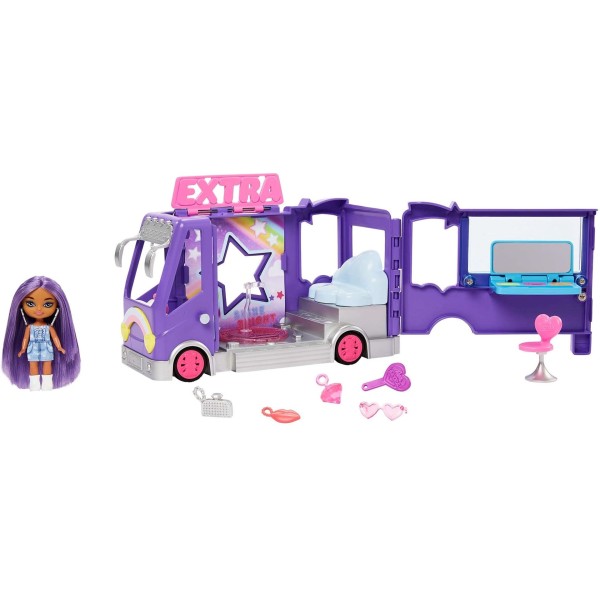 Barbie Extra Concert Minibus + Mini Minis Doll Set HKF84