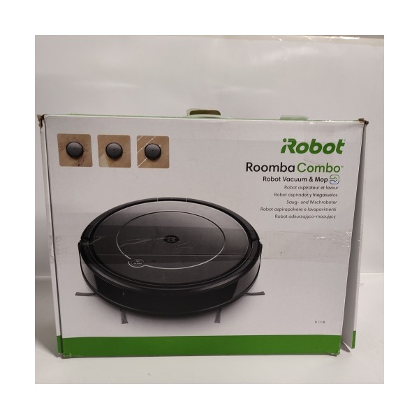 Ecost prekė po grąžinimo iRobot Roomba Combo2in1 siurbimo ir šlavimo robotas su keliais valymo reži