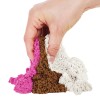 Kinetic Sand Scents, Ice Cream Treats Playset with 3 Colors of All-Natural Scented Play Sand and 6 Serving Tools, Sensory Toys f