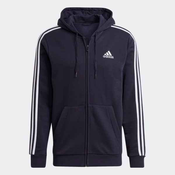 Men's Adidas Essentials FullZip sweatshirt navy blue GK9053