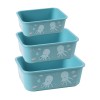 Stoneline Awave Set of storage box 21941 3 pc(s), Dishwasher proof, Turquoise
