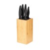 Smile bamboo block knife set SNS-5 6-piece