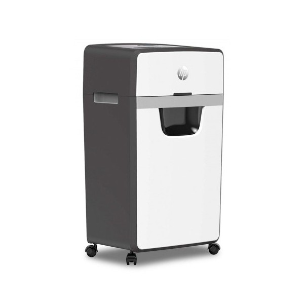 HP ONESHRED 24CC shredder, cut-offs, P-4, 24 cards, 30l, light grey