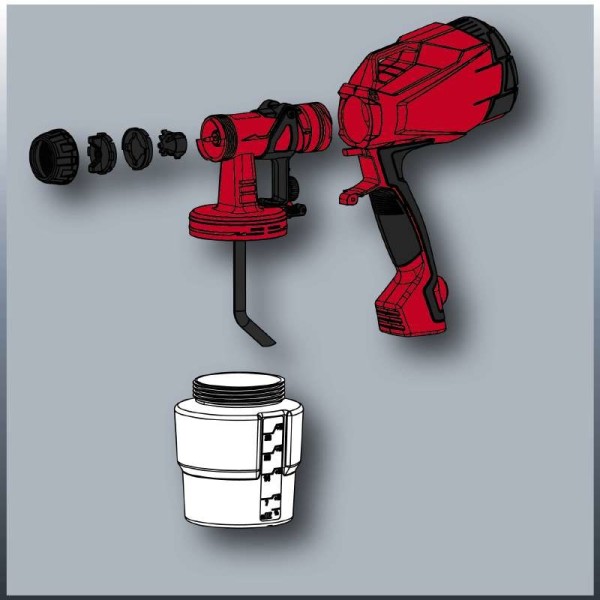 Paint Spray Gun Einhell TC-SY 500 P 1 L