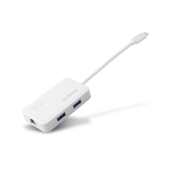 Edimax EU-4308 USB-C to 3-Port USB 3.0 Gigabit Ethernet Hub