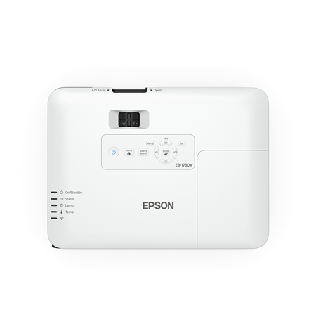 Epson Mobile Series EB-1780W WXGA (1280x800), 3000 ANSI lumens, White