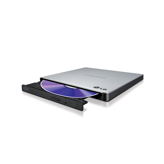 H.L Data Storage Ultra Slim Portable DVD-Writer GP57ES40 Interface USB 2.0, DVD±R/RW, CD read speed 24 x, CD write speed 24 x, S