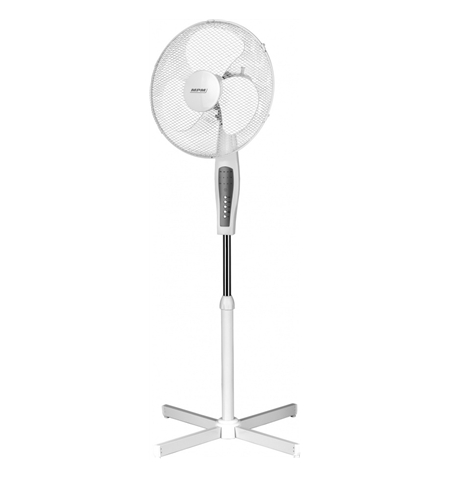 MPM MWP-19 Stand Fan, Number of speeds 3, 50 W, Remote control, Oscillation, Diameter 42 cm, White